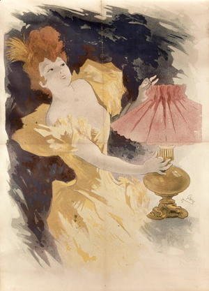 Jules Cheret - Saxoleine (Advertisement for lamp oil), France 1890's