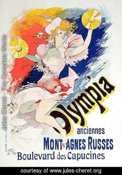 Poster advertising 'Olympia', Boulevard des Capucines, 1892