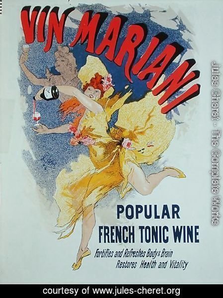 Poster advertising 'Mariani Wine', a popular French tonic wine, 1894