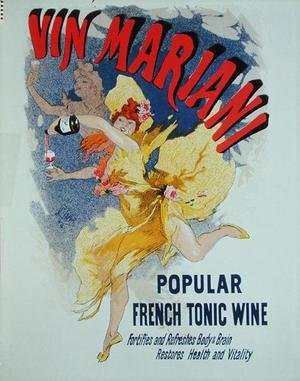 Poster advertising 'Mariani Wine', a popular French tonic wine, 1894
