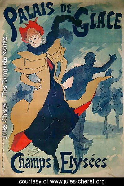 Jules Cheret - Poster advertising the Palais de Glace on the Champs Elysees