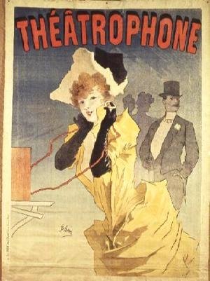 Jules Cheret - Poster Advertising the 'Theatrophone'