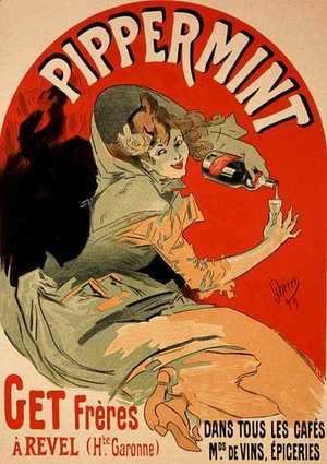 Reproduction of a poster advertising 'Pippermint', 1899