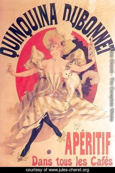 Poster advertising 'Quinquina Dubonnet' aperitif, 1895