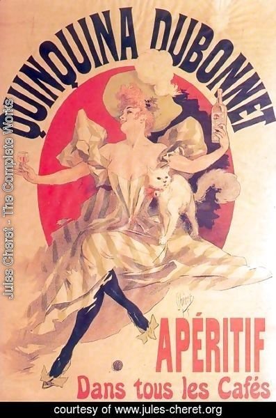 Jules Cheret - Poster advertising 'Quinquina Dubonnet' aperitif, 1895