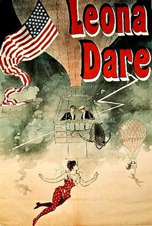 Ballooning: `Leona Dare' poster, 1890