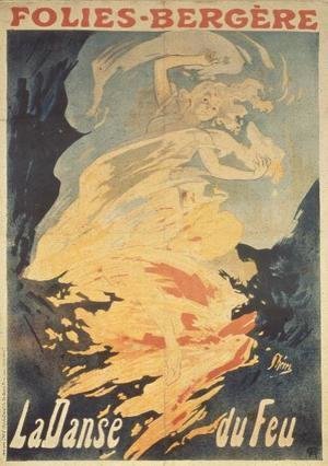 Jules Cheret - Folies Bergeres: la Danse du Feu, France 1897