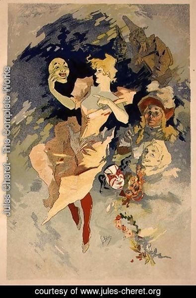 Jules Cheret - Reproduction of 'La Danse', 1891