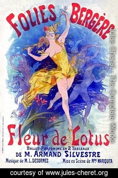Jules Cheret - Folies Bergere Fleurd